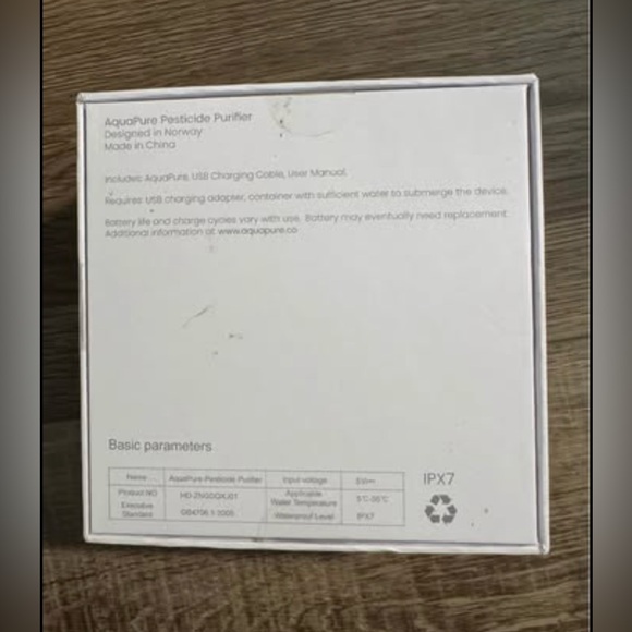 AquaPure Pesticide Purifier with USB Cable - Picture 5 of 9